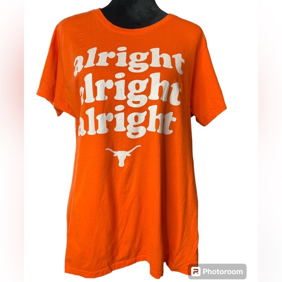 port & company Tops - Port & Company Fan Favorite Texas Long Horns Alright Alright Alright T-shirt
